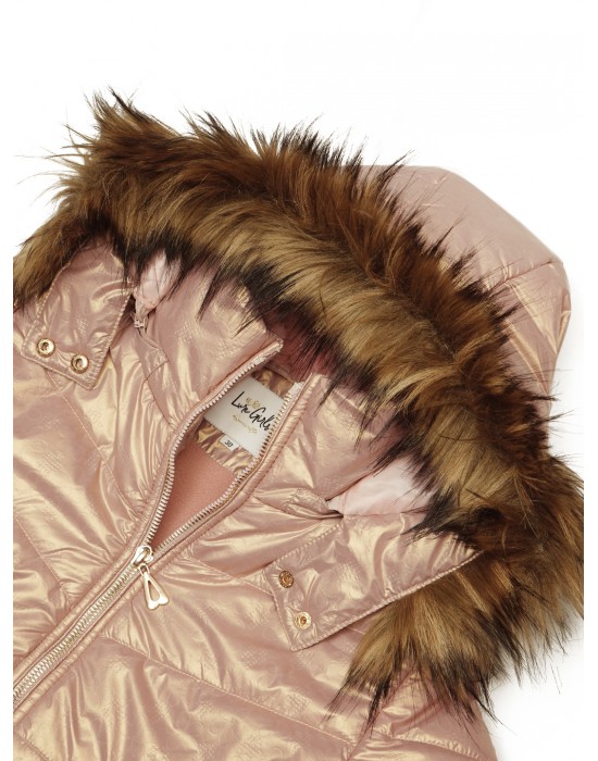 Girls Jacket Quilted Rose Pink